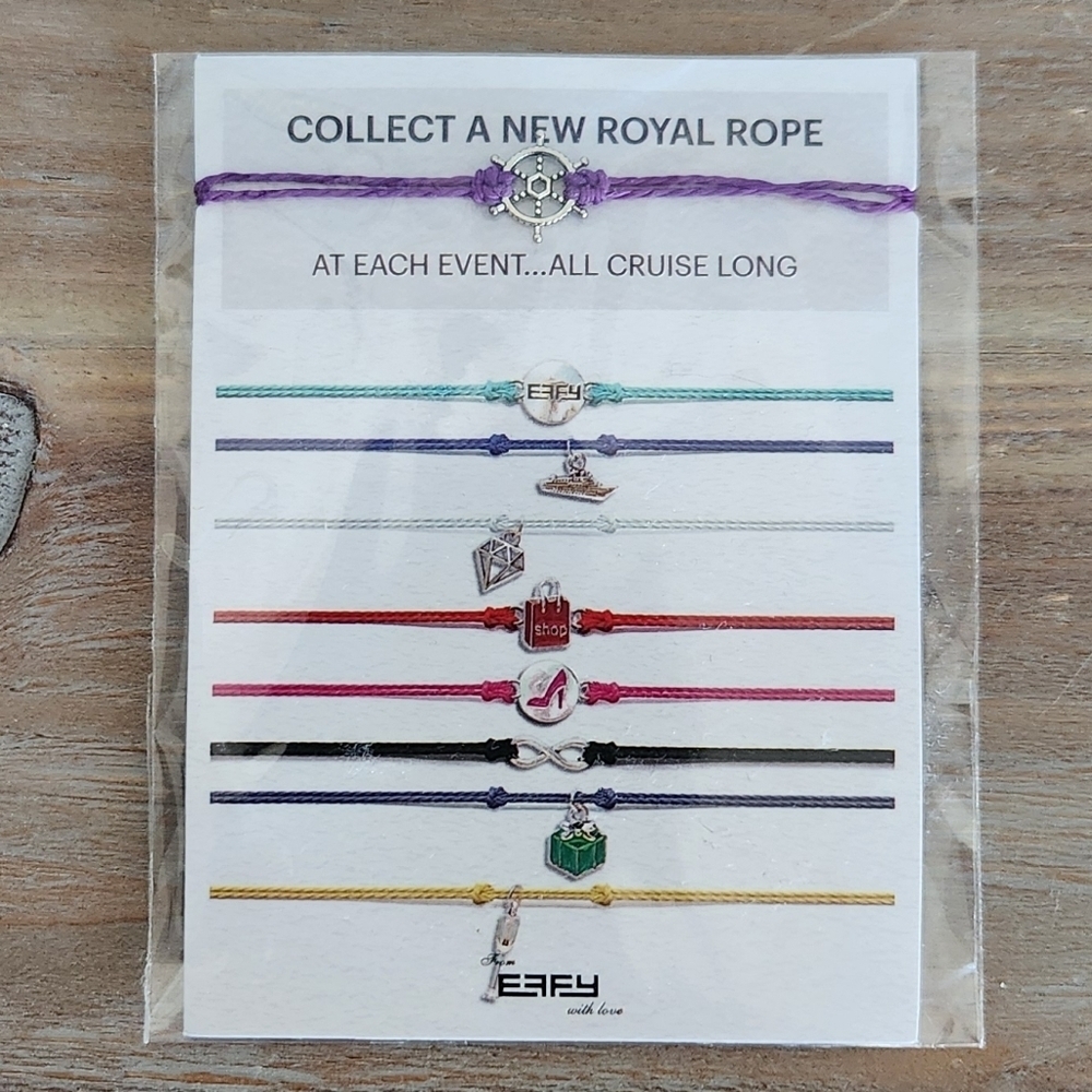 ⚓💜Effy Royal Rope Nautical Bracelet – Royal Caribbean Exclusive – NWT - Picture 2 of 5